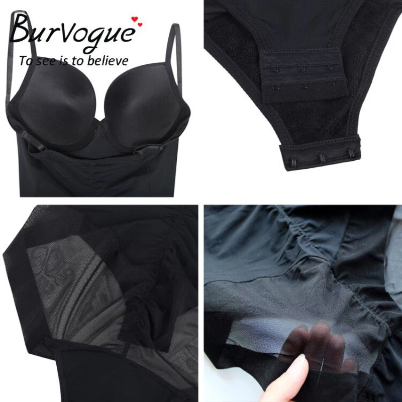 Женское Бесшовное Корректирующее белье Burvogue с эффектом пуш ап для коррекции