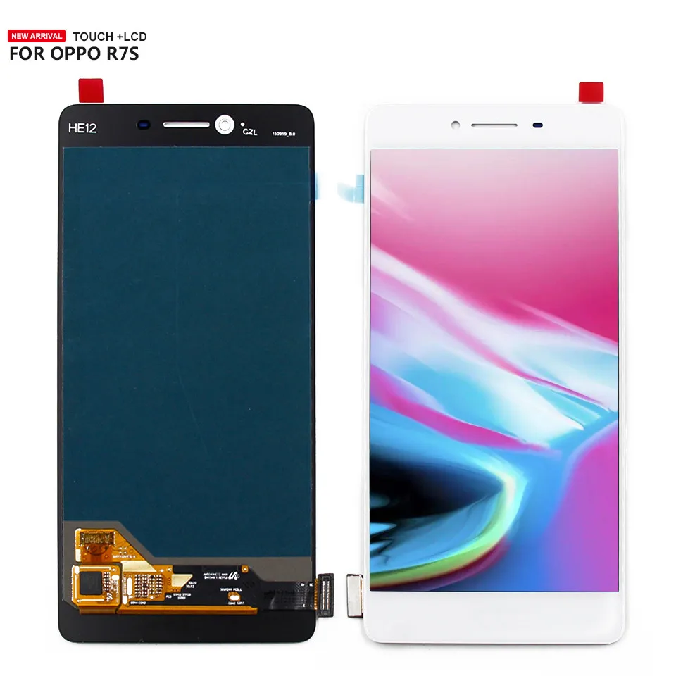 Для Oppo R7S сенсорный экран дигитайзер стекло ЖК дисплей в сборе с рамкой