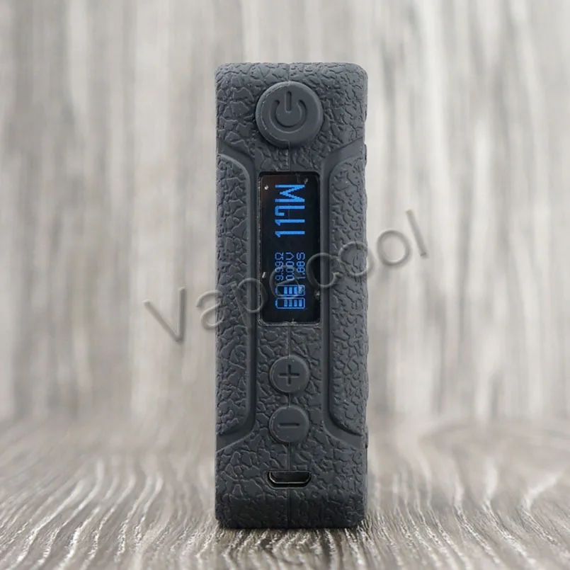 2 шт VOOPOO DRAG 2 Силиконовый чехол и противоскользящая текстура кремния кожа варп рукав подходит для Vape VOOPOO DRAG V2 177W TC BOX MOD