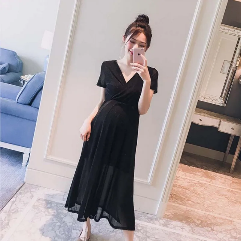 Envsoll летняя одежда для грудного вскармливания с v-образным вырезом беременных