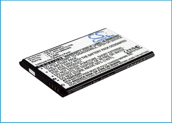 Высококачественный аккумулятор Cameron Sino на 1250 мА · ч BAT-30615-006 аналогичен BlackBerry bellagi