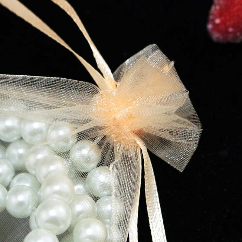 Wholesale 500pcs/lot Drawable Seashell Organza Bags 17x23cm Wedding Favor Gift Cosmetics Jewelry Packaging Bag Pouches | Украшения и