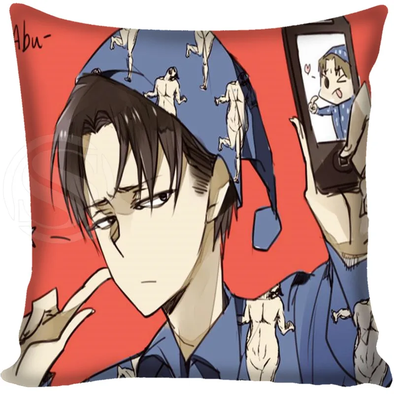 Наволочка декоративная на молнии 20 х20 см 35 х35 40 х40 см|decorative pillowcases|attack on titan pillowpillow