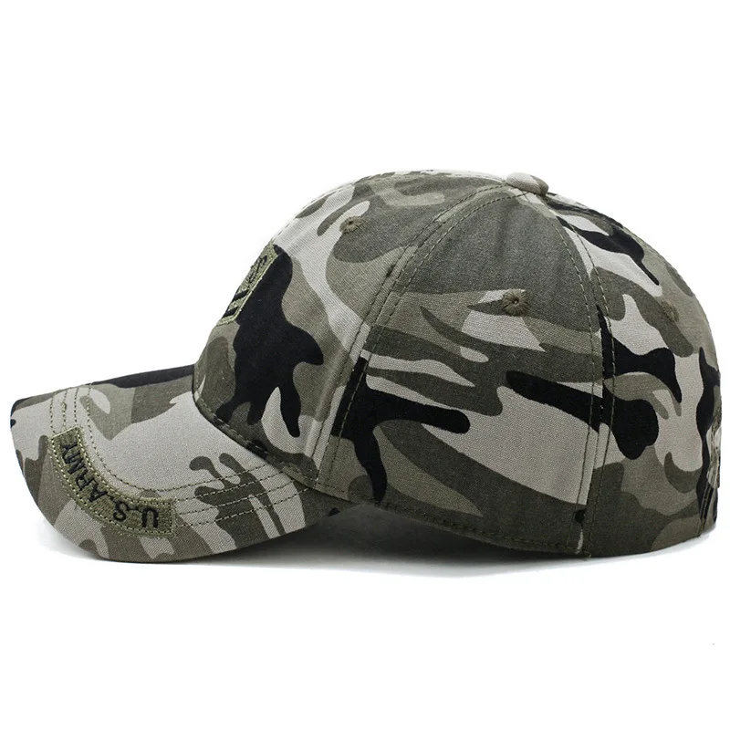 Unisex Tactical Camo Baseball Cap Hunting Airsoft Camouflage Caps Combat Hats For Outdoor Sports | Спорт и развлечения