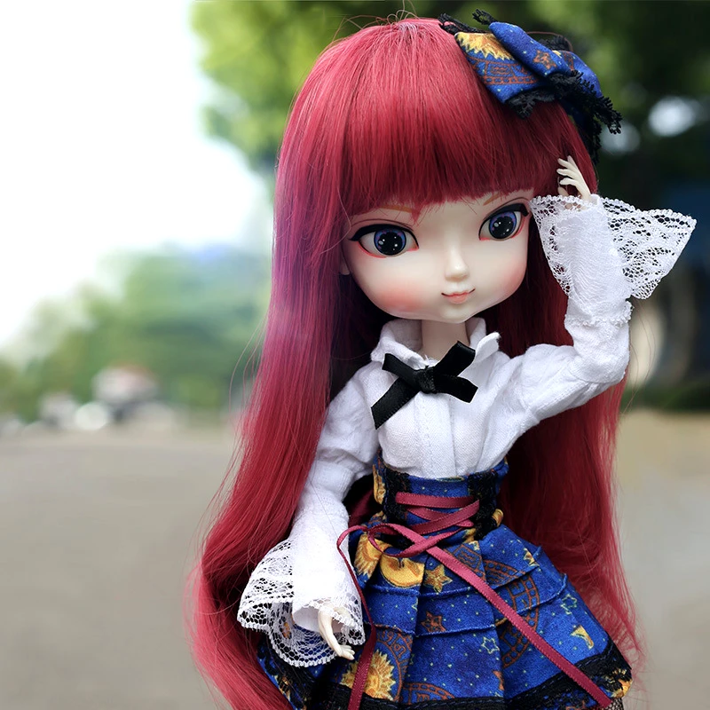 Армейский зеленый 35 см 12 дюймов девушка Подлинная игрушка Bjd кукла 1/6 глаз сменные игрушки для девочек подарок в том числе одежда соединения тела большие глаза - Цвет: Армейский зеленый