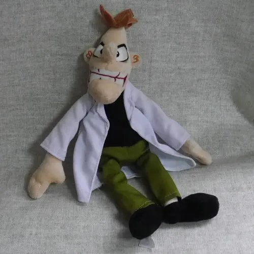 От Финес и Ферб д-р Хайнц Doofenshmirtz мягкие 8 дюймов 20 см Плюшевые игрушки куклы