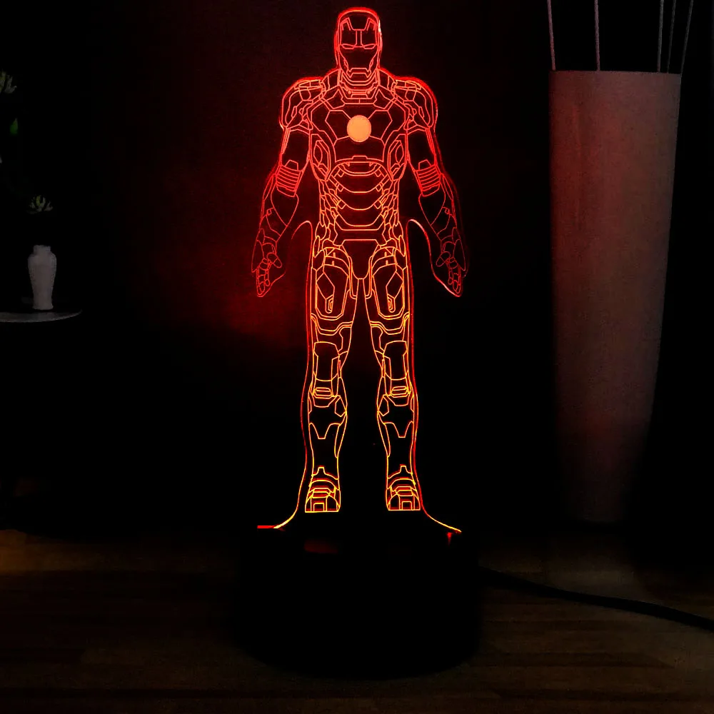 Новый 3D мультфильм сенсорный пульт дистанционного управления 7 цветов изменить
