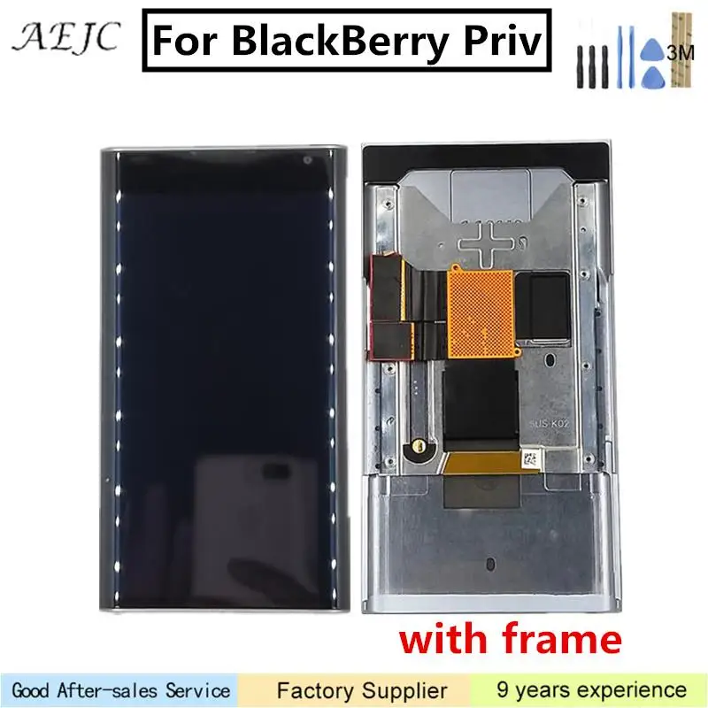 5 4 &quotLCD для BlackBerry Priv LCD дисплей кодирующий преобразователь сенсорного экрана в