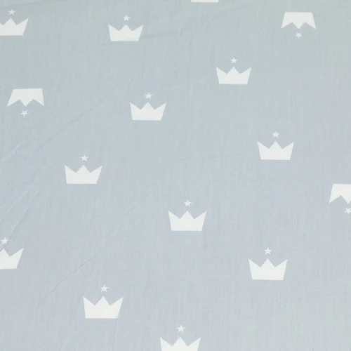 Многоцветная корона 100% саржевая хлопчатобумажная ткань для пэчворка стеганые