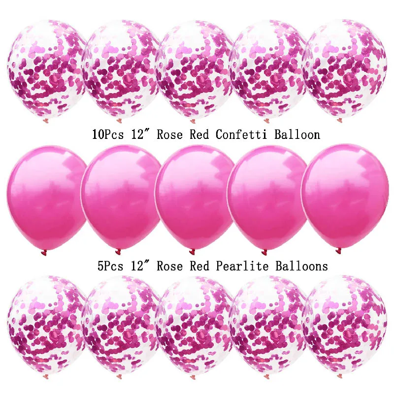 15 шт./лот 12inchLatex ConfettiBalloon надувные воздушные шары на день рождения вечерние