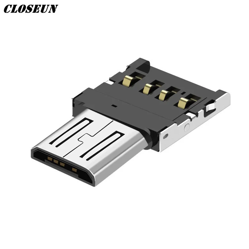 2018 1 usb sd адаптер Mini USB 2 0 micro OTG конвертер мобильного телефона к нам Android