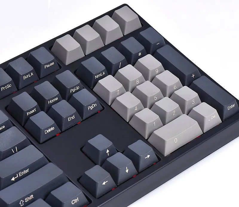 104 ключей набор черный серый смешанный Dolch толстые PBT брелки ANSI макет OEM профиль