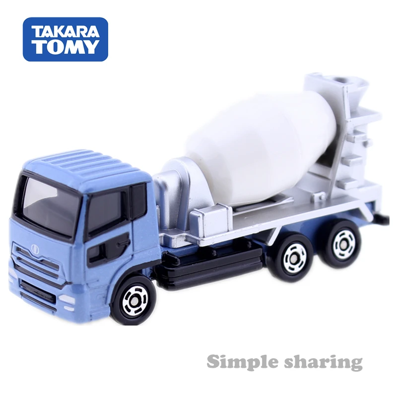 Takara Tomy TOMICA NISSAN QUON Дизель Бетономешалка No.53 металлический автомобиль миниатюры