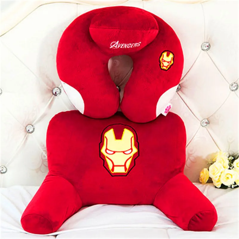 2 шт./компл. Милая мультяшная подушка для животных плюшевая поддержки поясницы +