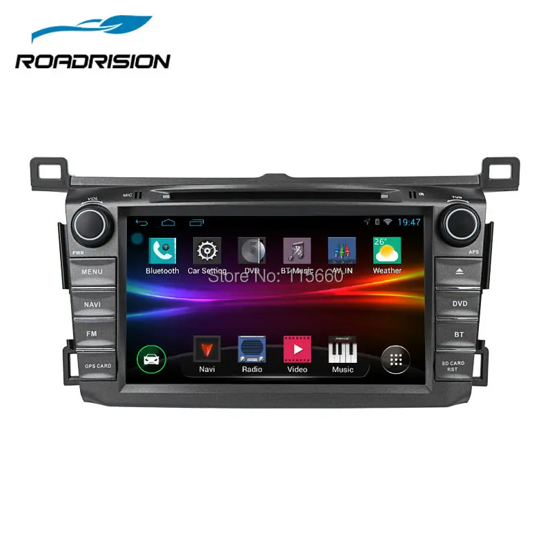 Чистый Android 6 0 четырехъядерный автомобильный DVD GPS Радио для Toyota RAV4 2013 2015 RAV 4 с