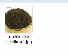300 грамм набор суккулент кирпич Орхидея сосновая игла грунт - Цвет: 100g orchid pine nee