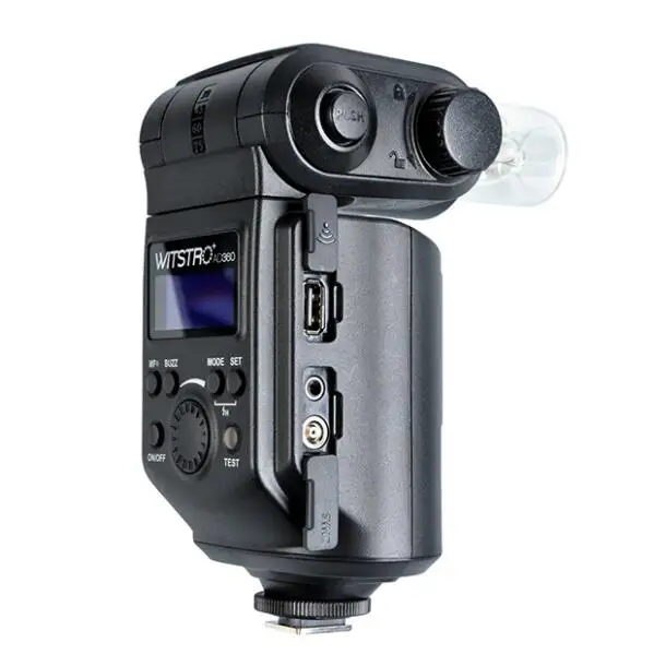Мощная и портативная вспышка Godox WITSTRO AD360 Вспышка Speedlite для камер Canon Nikon Sony 360 W/S GN80