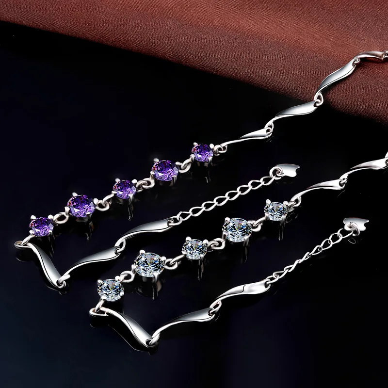 Женский браслет из серебра 925 пробы с натуральным кристаллом|bracelets for|bracelets for