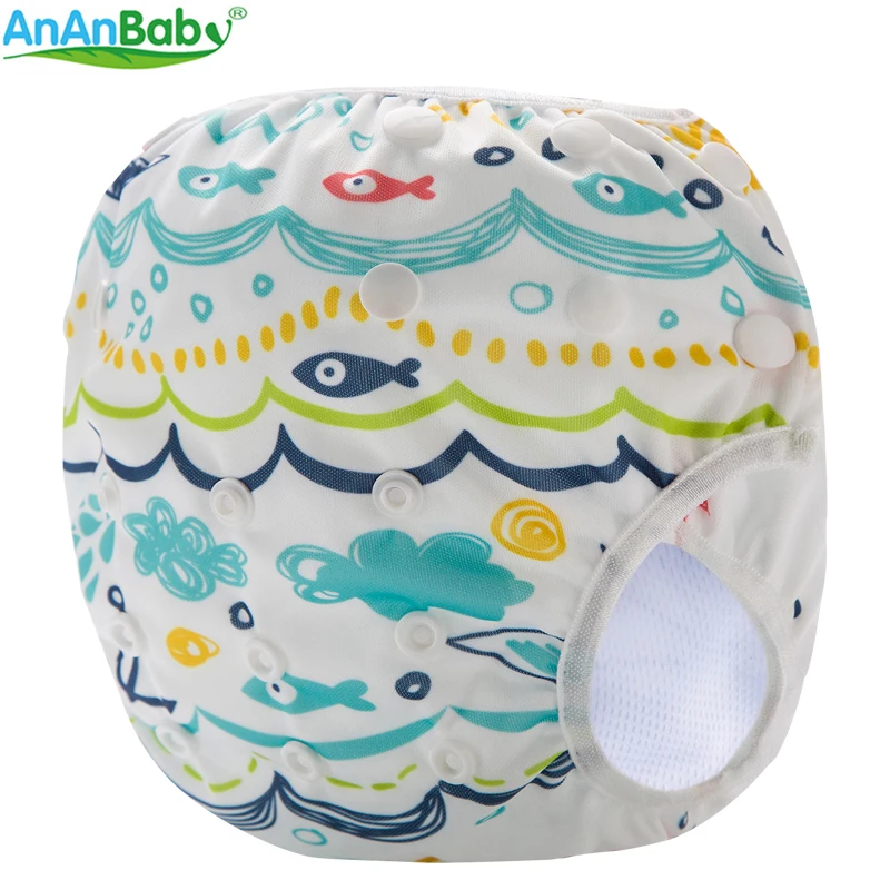 Детские Многоразовые Подгузники Ananbaby моющиеся для купания 2018 | Мать и ребенок