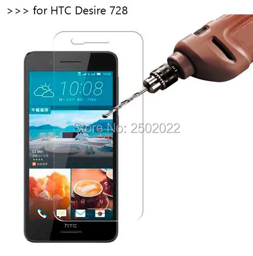 Tempered Glass For HTC Desire 728 Case Screen Protector on 728G Dual Film Cover GLAS Fundas 9H 2.5D Guard Shield | Мобильные
