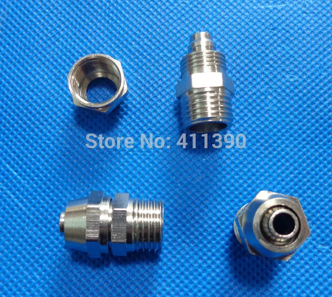 

Straight Quick Connector male 1/8" BSPP pneumatic fitting for out diameter 12mm PU hose Nylon tubing PVC hard pipe