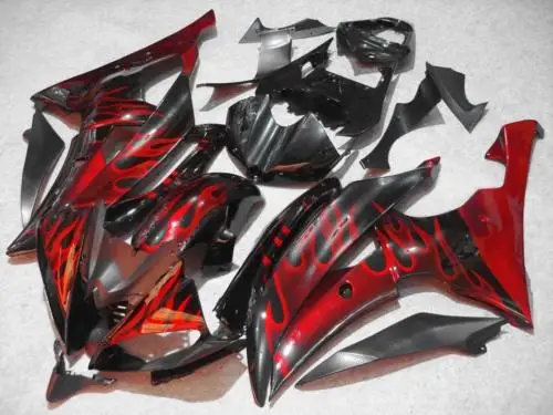 Комплект обтекателей под давлением для YAMAHA YZFR6 08 09 10 12 15 YZF R6 2008 2012 2015 ABS Красный