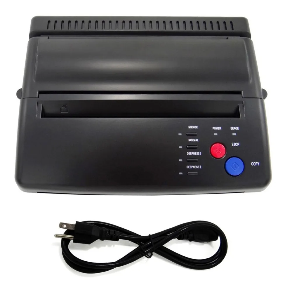 Professional Tattoo Stencil Paper Maker Transfer Machine Flash Thermal Copier Printer Tattooing Supplies US Plug 2018 New Sale | Красота и
