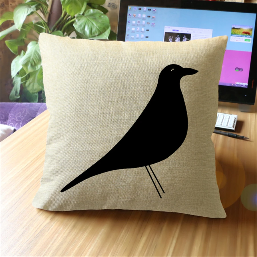 Современная Дымчатая птица Зебра животное декоративный офисный стул бархатная