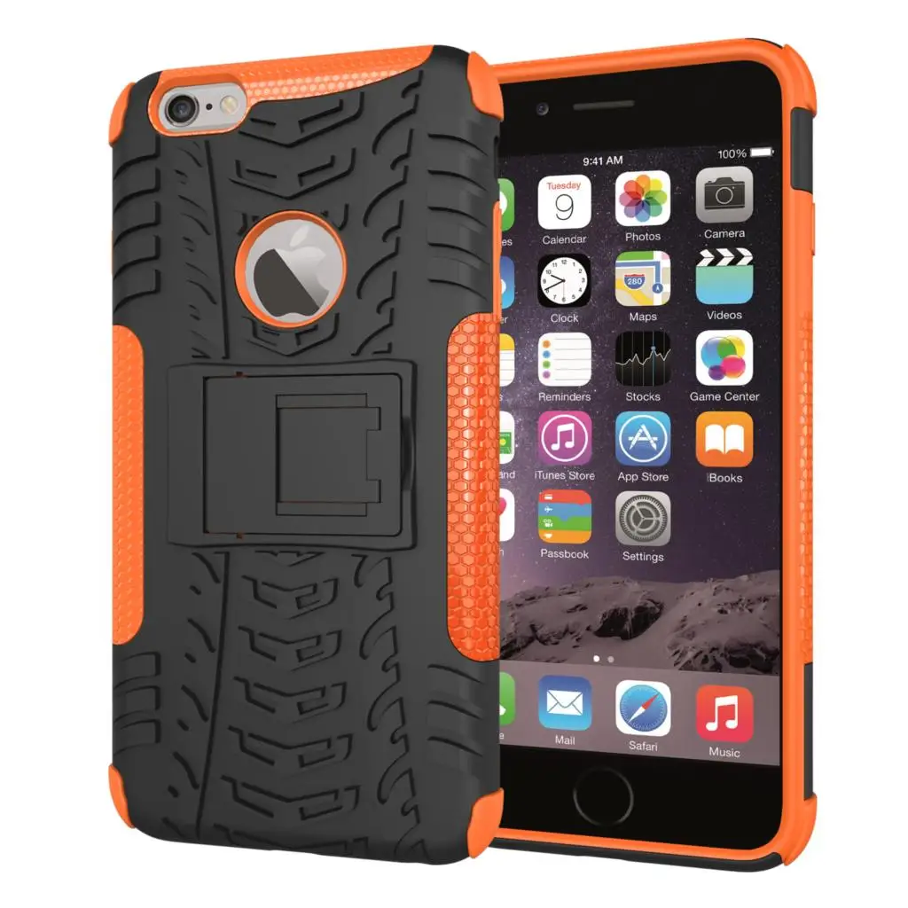 Wolfsay For Case iPhone 6 Silicone Hard Plastic Armor Cover 6s Apple Phone Fundas | Мобильные телефоны и аксессуары