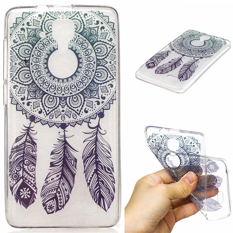 New luxury Silicon lucent Case for Lenovo A536 A2010 S850 case cover ultra soft TPU cute cartoon cat Cover funda |