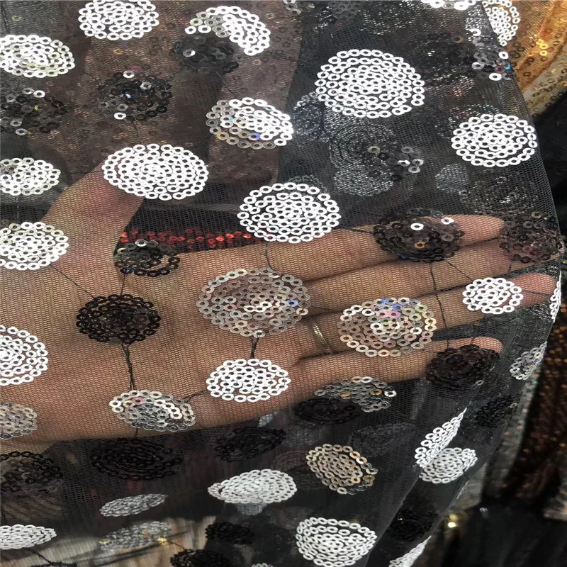 Новинка 2019 ткань черного цвета фабричная цена нигерийские кружевные ткани с