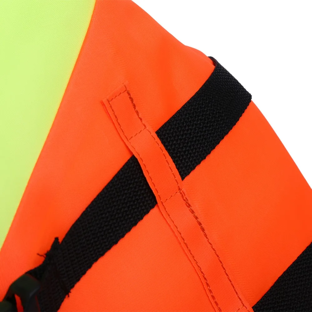 Детский спасательный жилет для плавания из оранжевой пены гребли катания на