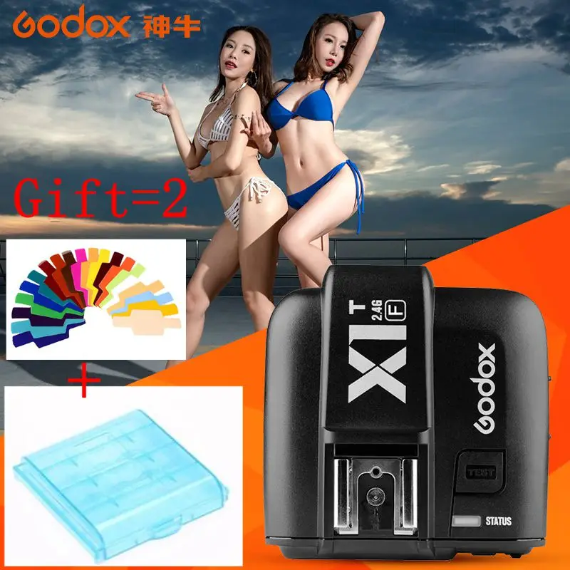 Godox X1T-F TTL Wireless X System Power Control HSS 1/8000s 2 4G Flash Trigger Transmitter Для камеры Fuji DSLR X100T XT20 |