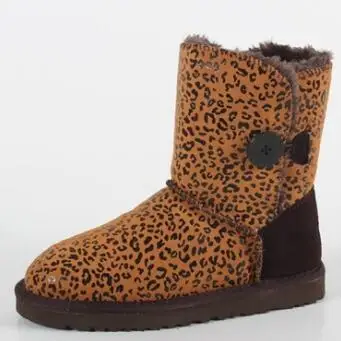 picture color Женские зимние ботинки; женская обувь; zapato mujer; зимние ботинки; австралийские непромокаемые ботильоны; женские белые ботинки с черным принтом - Цвет: picture color