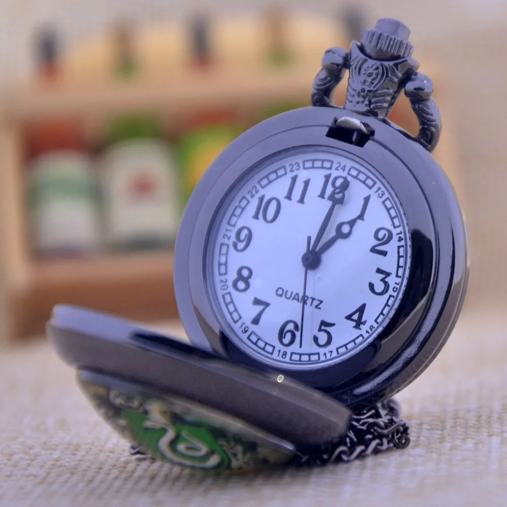 Гарри Поттер Слизерин школьная Змея Черный/Бронзовый/Серебряный стеклянный