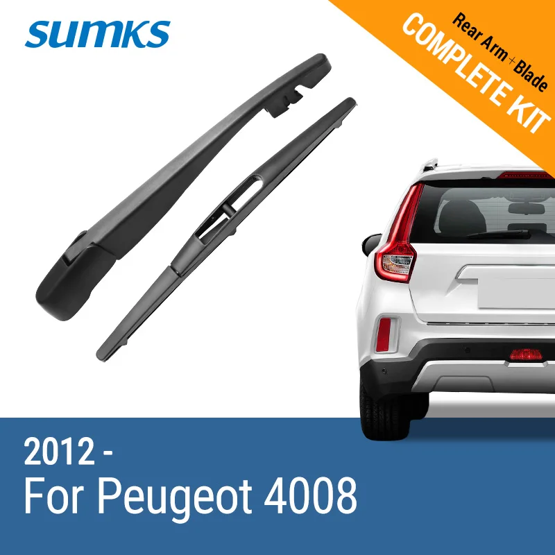 

SUMKS Rear Wiper & Arm for Peugeot 4008 2012 2013 2014 2015 2016 2017