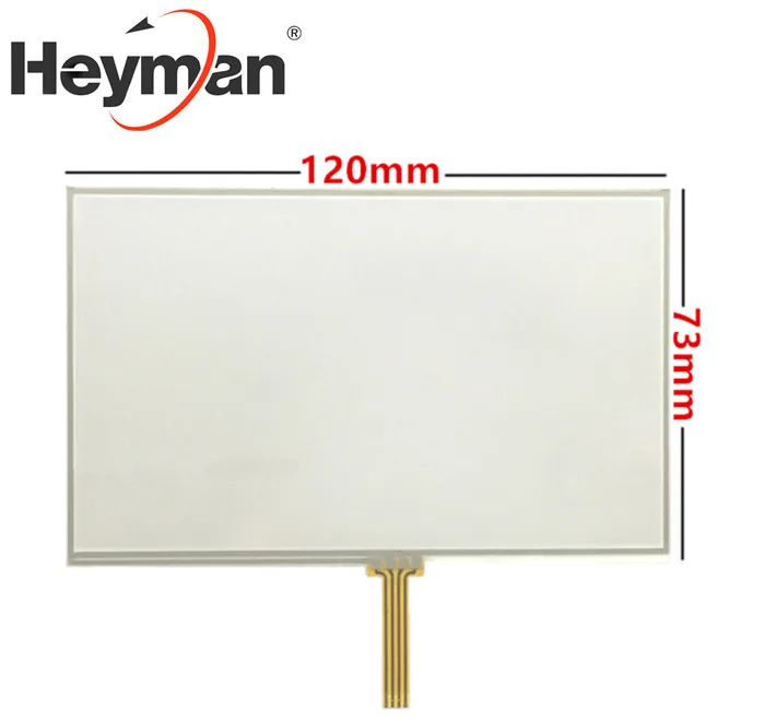 5 дюймовый Сопротивление экран Heyman 120*73 120 мм * 73 Ручная работа навигация GPS MP5 MP4