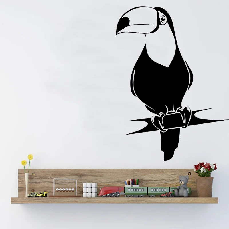 

Fashionable Parrot Vinyl Decals Wall Stickers Home Decor Children House Wall Art Sticker Murals