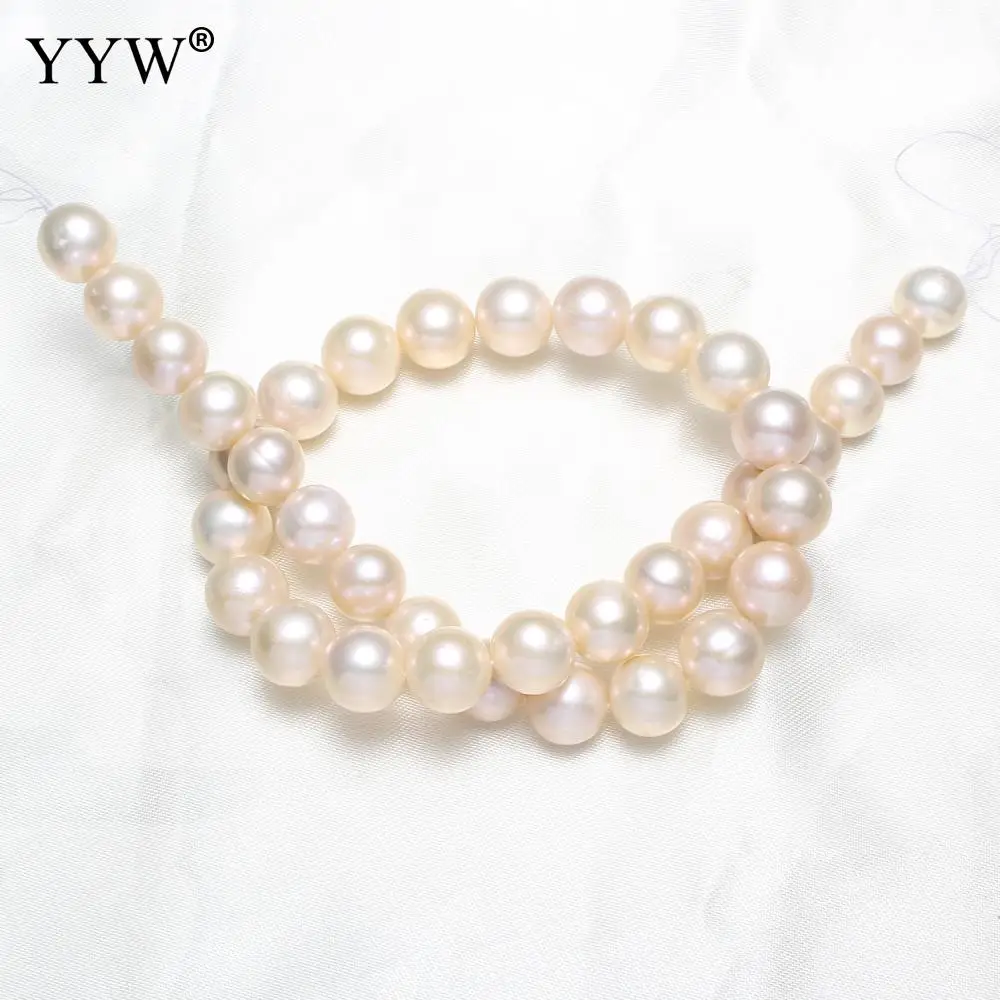 YYW 2018 Новая мода Культивированный круглый пресноводный жемчуг BeadsWedding ювелирные