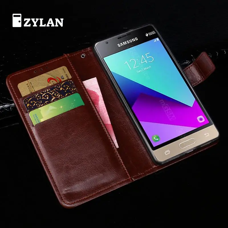 Кожаный чехол бумажник для Samsung Galaxy J1 Mini Prime J106F подставка J1mini держатель и