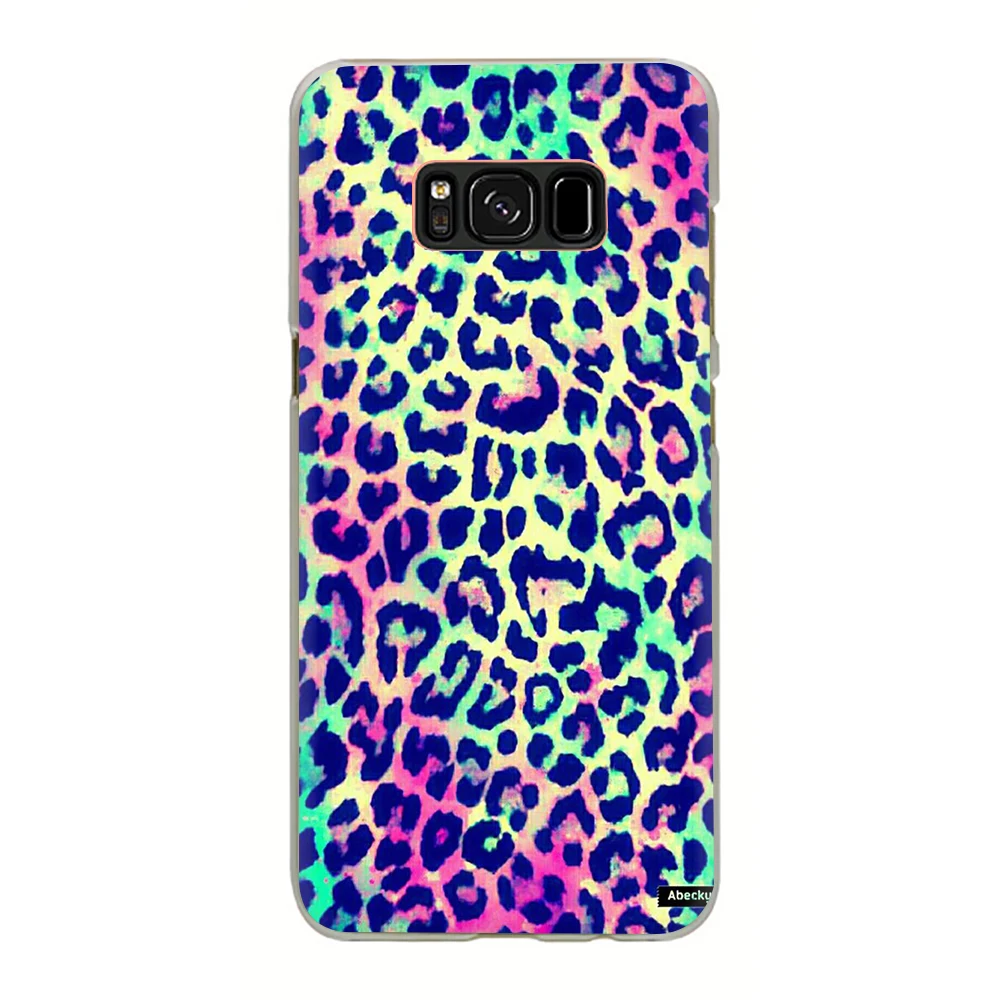 H10 Жесткий чехол для телефона с принтом тигра и леопарда для samsung Galaxy S10 S10E S8 Plus S6 S7 Edge S9 Plus M10 20 30 40 - Цвет: H10