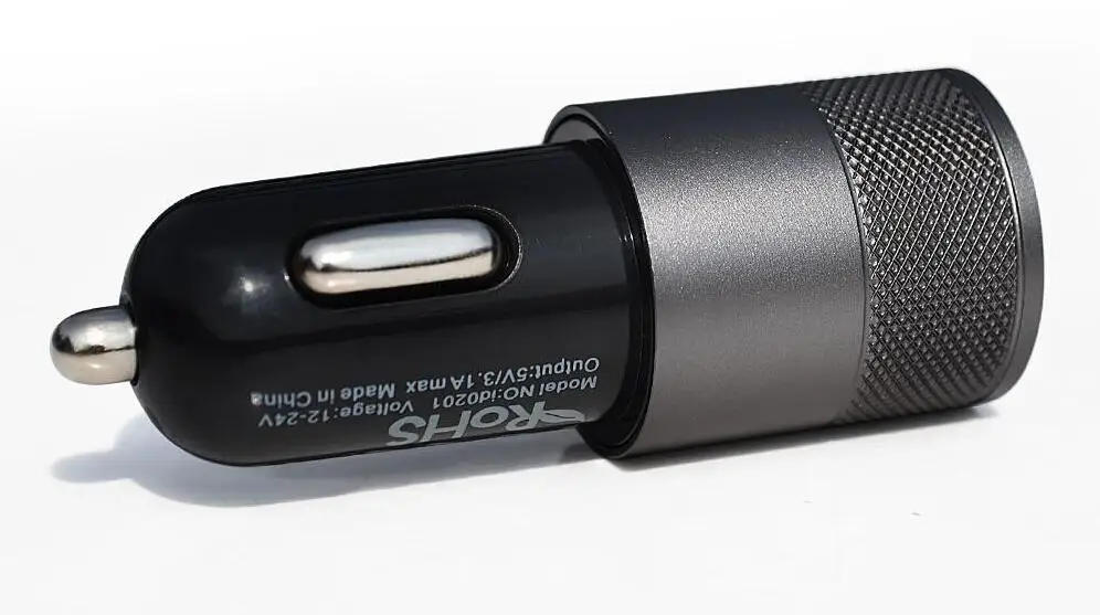 500 шт NOKOKO металлический двойной USB порт автомобильное зарядное устройство