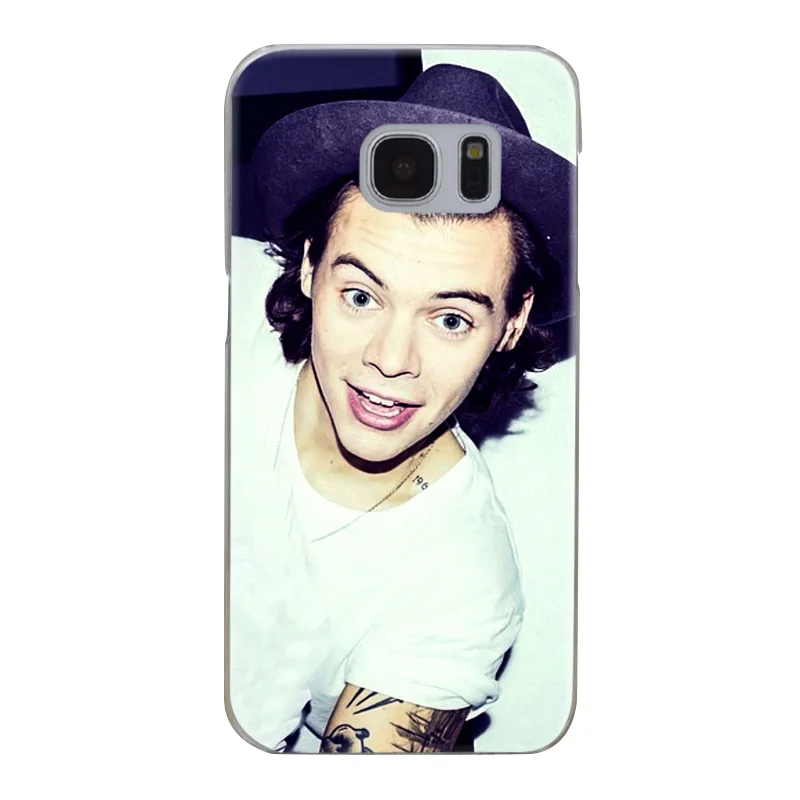 H544 One Direction Harry Styles Transparent Hard PC Case Cover For Samsung Galaxy S Note 3 4 5 6 7 8 9 Edge Plus |