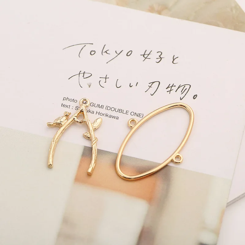 50 шт. Овальные Подвески для сережек сделай сам