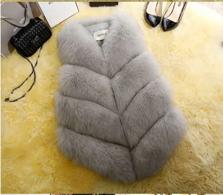 Горячая Распродажа новинка 2018 зимние плотные теплые меховые жилеты пальто