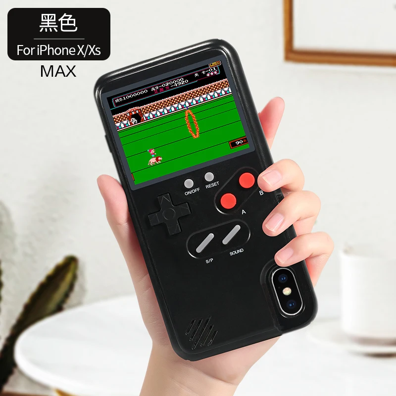 Игровой Мягкий ТПУ чехол для телефона для iPhone 11 Pro Max X XS XR 6 7 8 Plus цветной дисплей 36 Классическая игровая консоль силиконовый чехол IPXM9