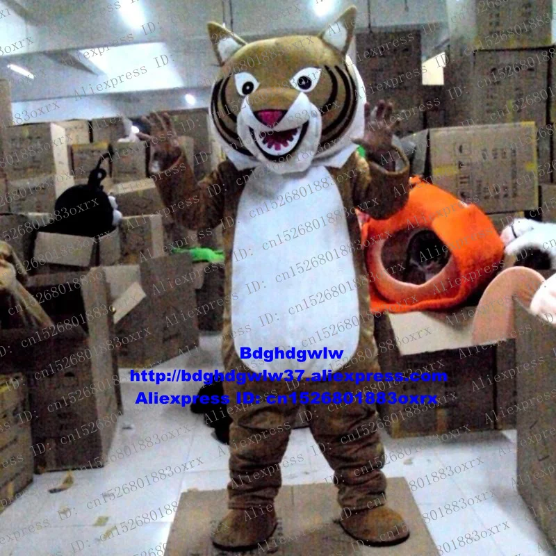 Коричневый дикий кот Каракал рысь кошка талисман костюм персонаж компании