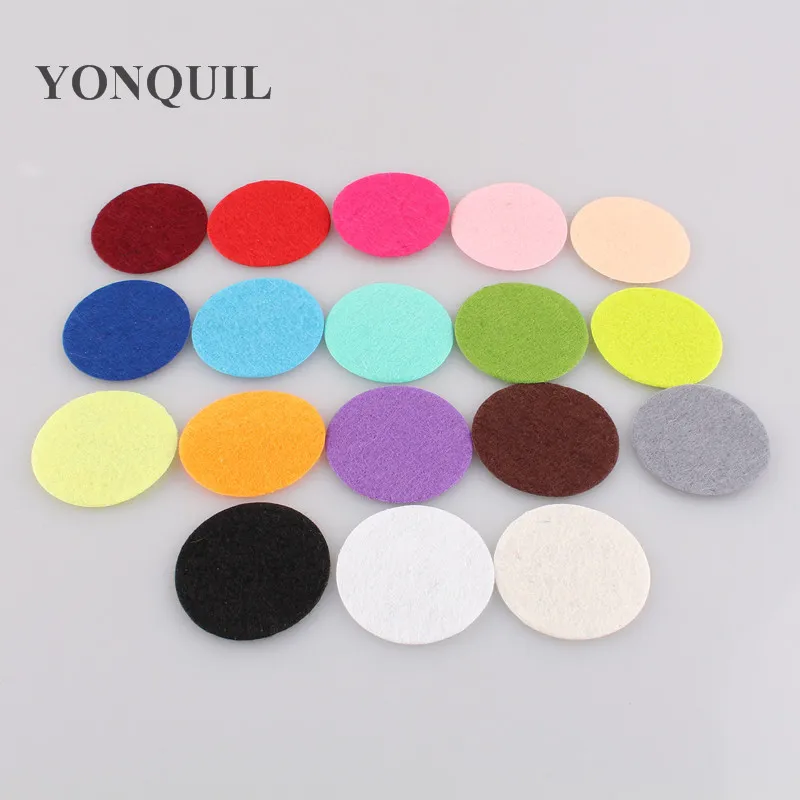 Free Shipping Many Color 4.0Cm  Round Felt Accessory Patch Circle Felt Pads DIY Flower Material $9.28/LOT 1000PCS/LOT