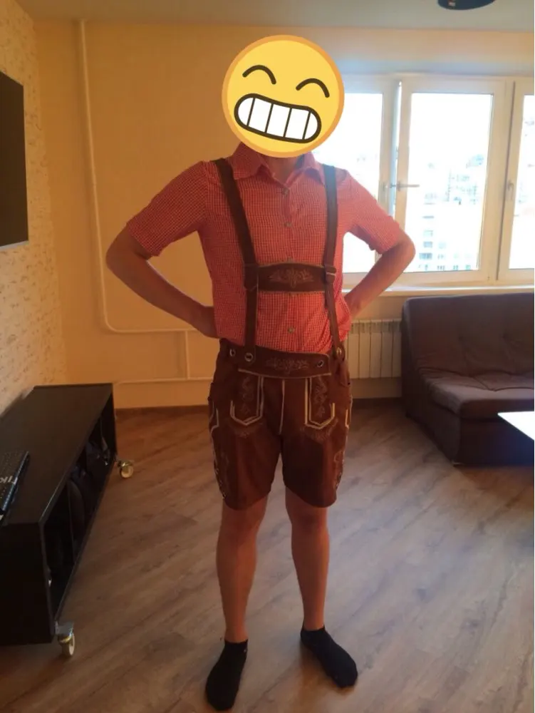 S XL костюм для взрослых мужчин Октоберфест Lederhosen Bavarian Octoberfest Немецкий фестиваль