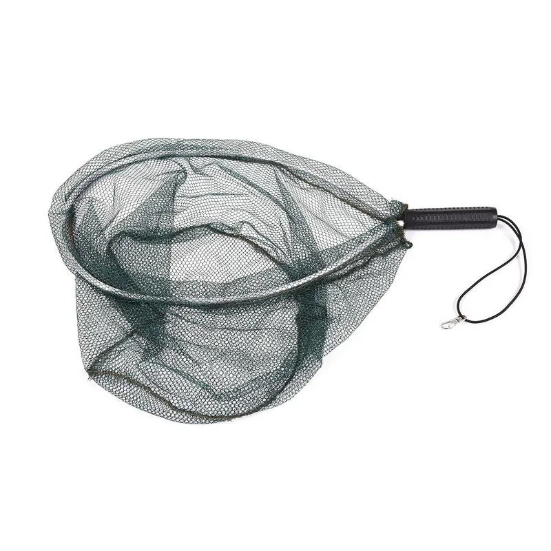 Алюминиевый сплав Нейлон нахлыстом сачок маленький сетки 180 г сети рыбалка 60x45x30